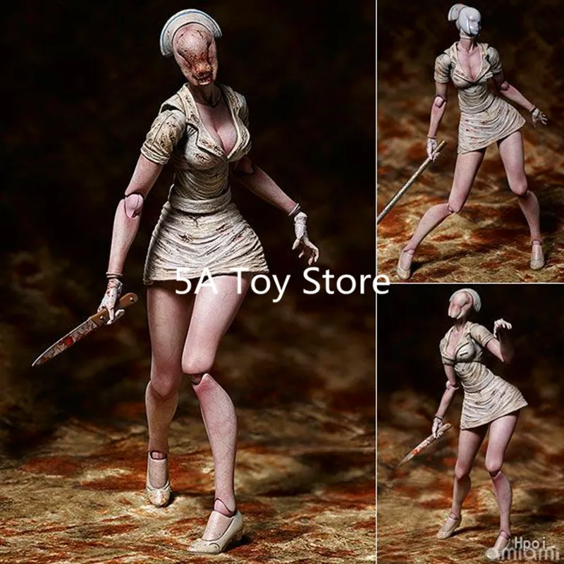 Figma SP-061 игра SILENT HILL 2 BUBBLE HEAD медсестры ПВХ фигурка Коллекционная модель Brinquedos 15 см