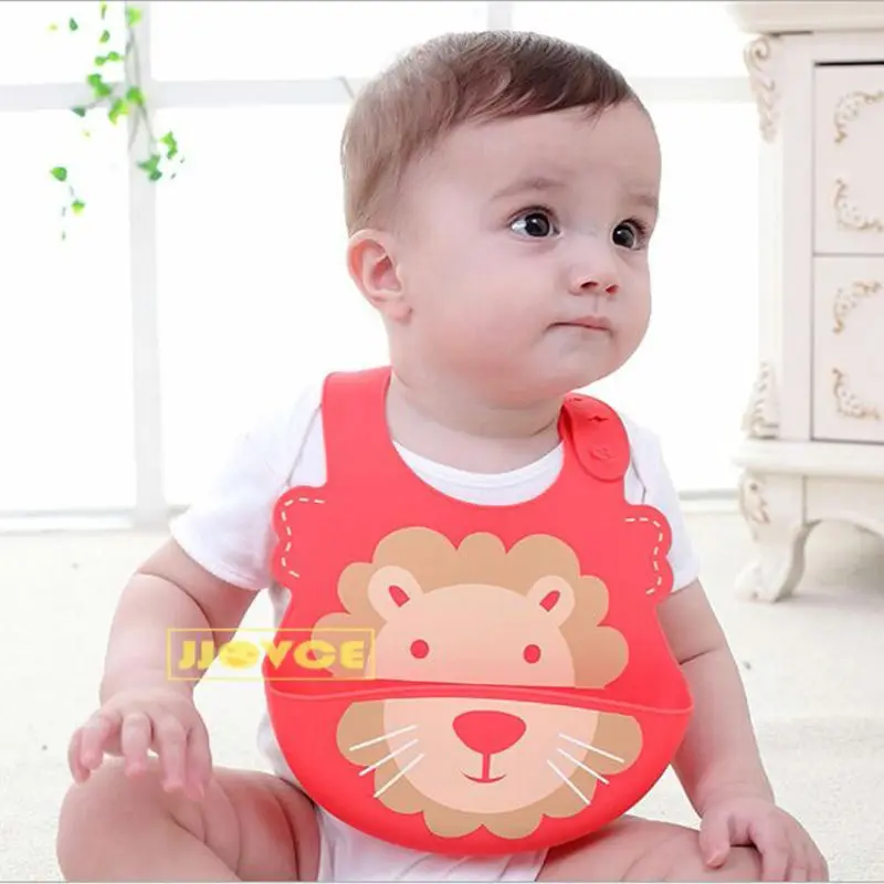 Детские нагрудники водонепроницаемые Силиконовые Слюнявчики для кормления