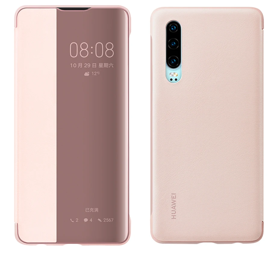 Huawei P30 Pro Чехол Официальный Смарт-Чехол из искусственной кожи флип-чехол huawei P30 Pro Чехол huawei P30 чехол для телефона Funda