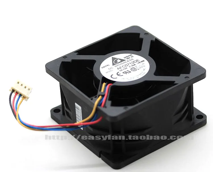 Вентилятор охлаждения сервера Delta Electronics AFC0712DE 7W39R DC 12 В 2,50 А 70x70x38 мм