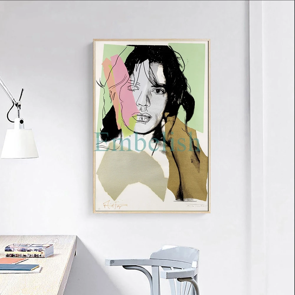 Embelish Andy Warhol Популярные рисунки для гостиной современный домашний Декор большие