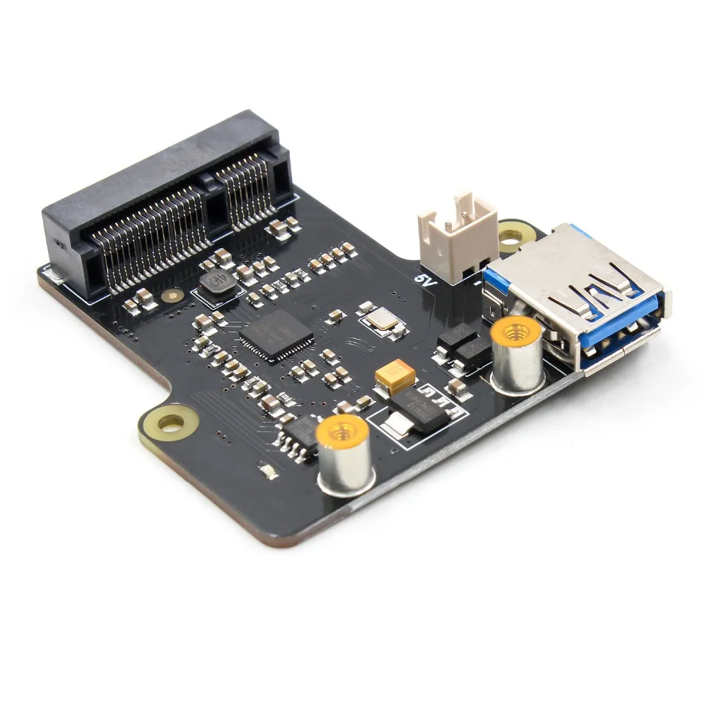 Raspberry pi X850 mSATA SSD диск плата расширения поддерживает 1 ТБ USB 3 0|Интегральные схемы| |