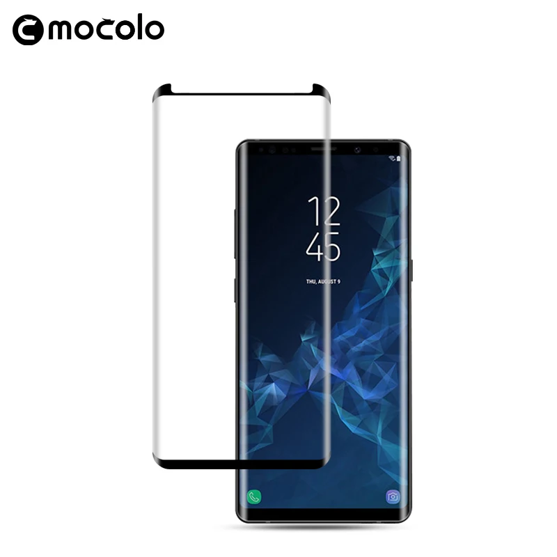 Защита для экрана Samsung Note 9 Mocolo S8 S9 Plus с изогнутыми краями тонкое 3D закаленное