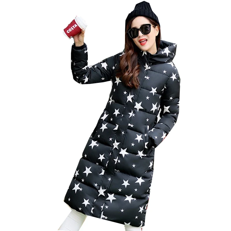 2016 пуховик зимний женский Женские Зимние Пуховики И Пальто Женщин Теплая Вниз