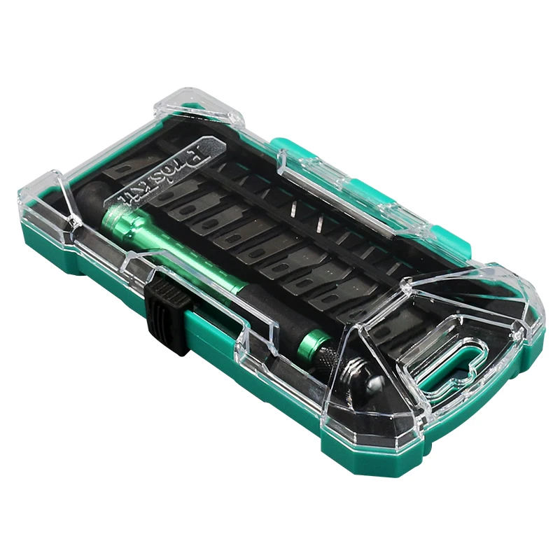 Бренд Pros'Kit PD-395A многофункциональный нож для резьбы Делюкс Хобби Набор ножей лезвие нож для DIY резьба по дереву припой проволока резка
