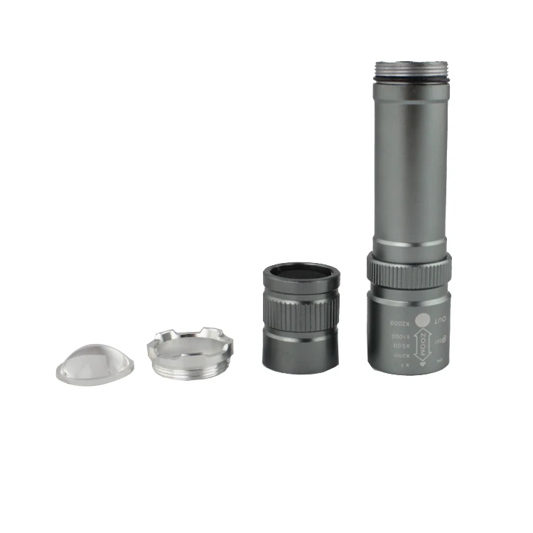 Anjoet мини-светильник для вспышки 006 черный/красный XM-L Q5 светодиодный алюминиевый