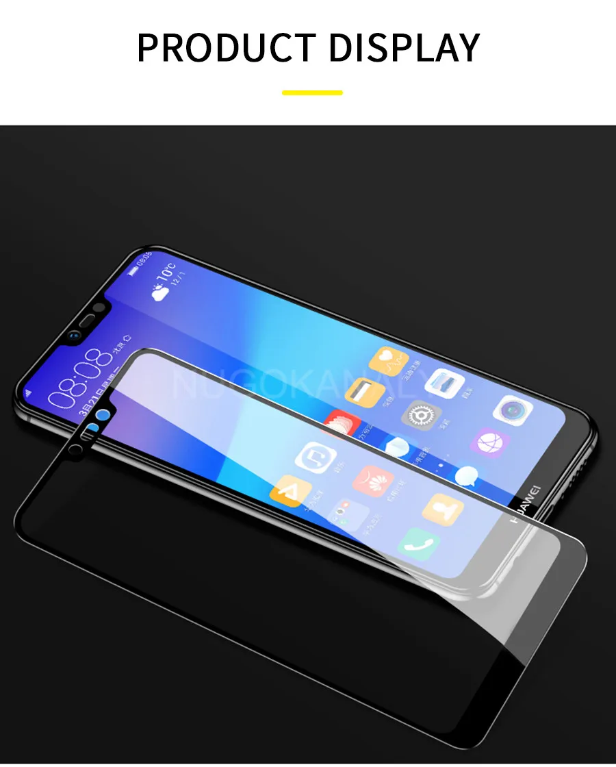 20D Полный Клей закаленное стекло протектор экрана для huawei mate 20 P30 P20 Pro Lite Полное покрытие защитная пленка