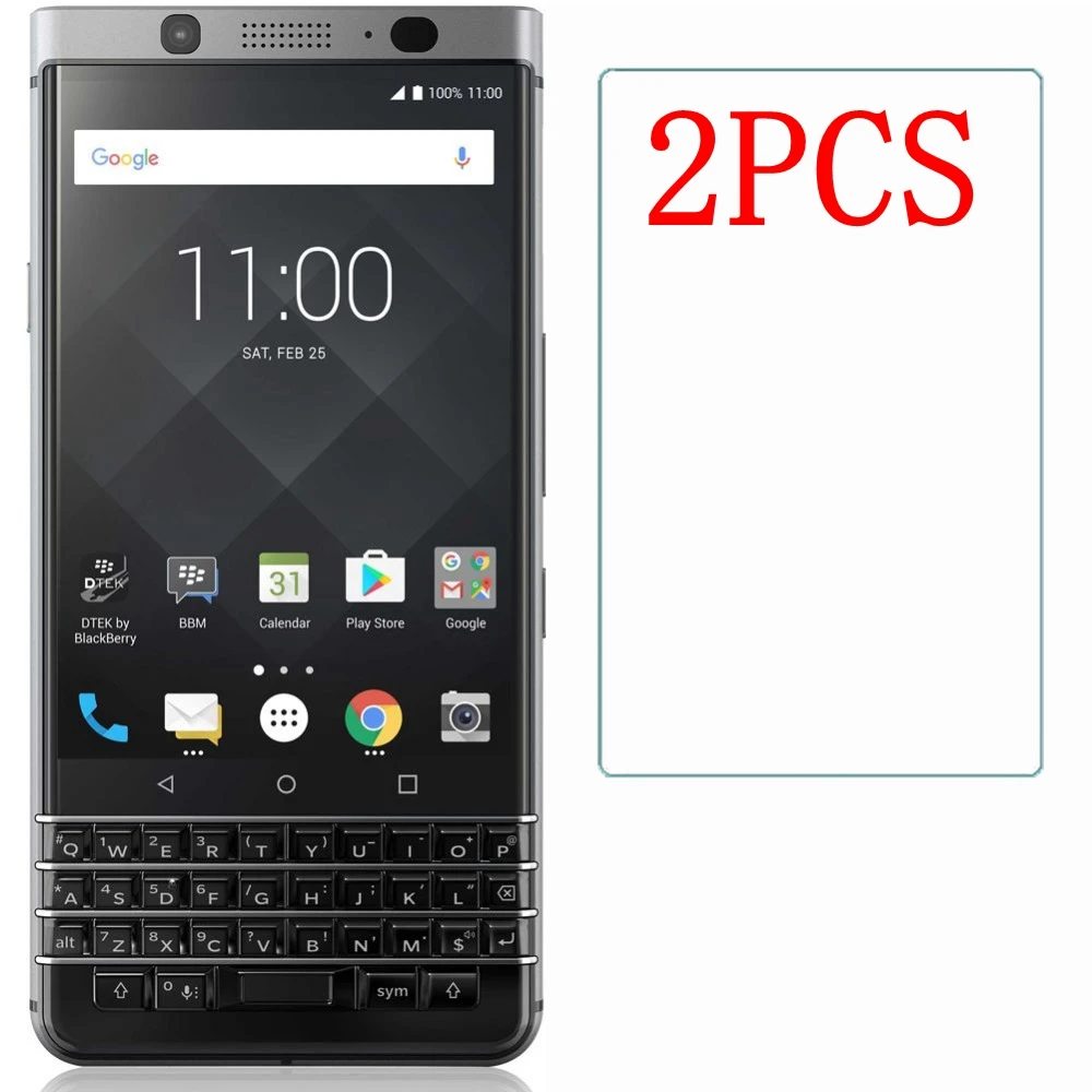 2 шт. закаленное стекло для BlackBerry KEYone Защитная пленка экрана KEYone|Защитные стёкла и