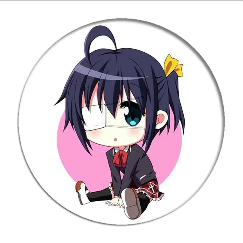 1 шт. Chunibyo Demo Koi ga Shitai значок косплея Рикка Таканаси брошь Тогаши Юта коллекция