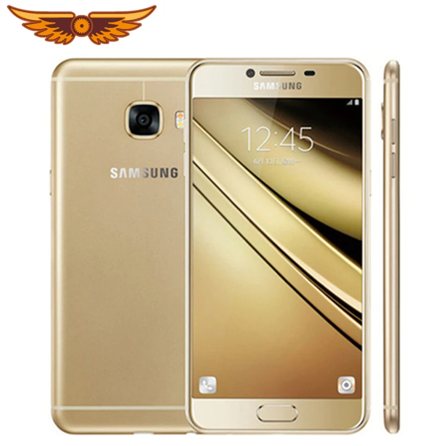 Оригинальный разблокированный сотовый телефон Samsung Galaxy C7 5 7 дюйма Восьмиядерный