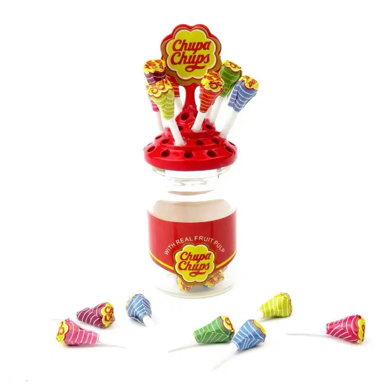 1 Набор 6 5 см мини CHUPA CHUPS леденцы банки для конфет модель куклы с 12 chupa леденцами