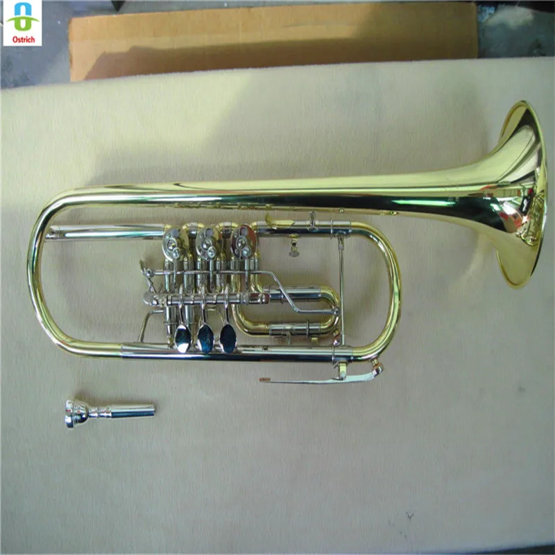 Новый страусиный студенческий Bb профессиональный трубный хороший фосфорный