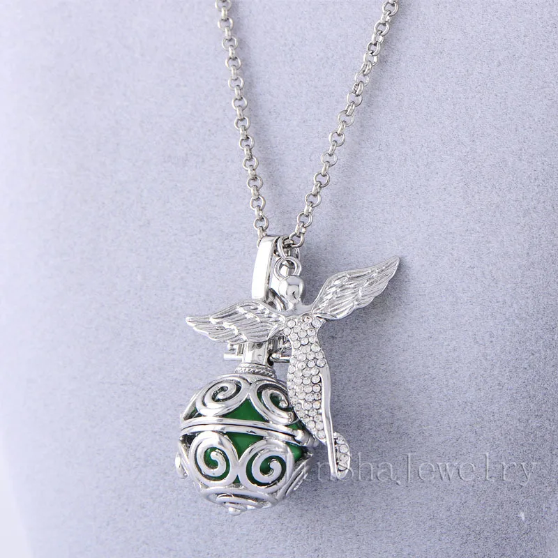 (10PCS/Lot)Harmony Wholesale Balls Angel Bola Pendant Meaning For Baby Pregnancy Gift (JSHB2024-91) | Украшения и аксессуары