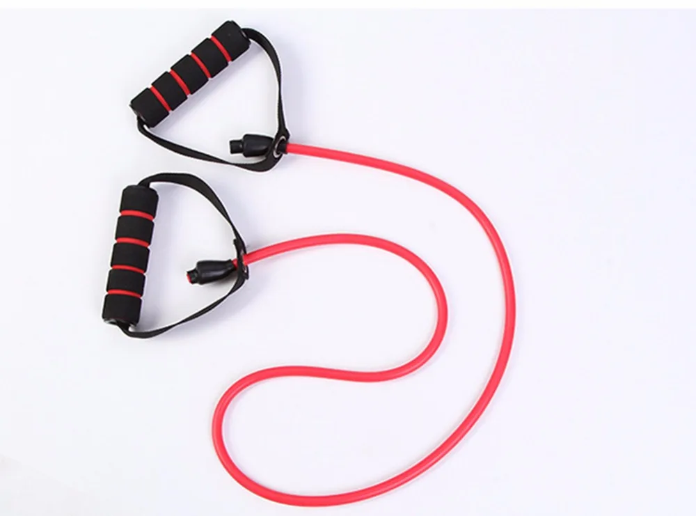 Открытый йога тянуть веревку палец сопротивление полосы с ручкой Упражнение