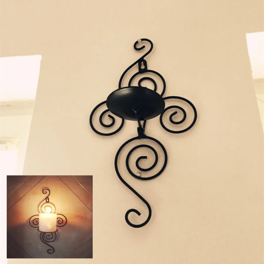 2018 канделябр подсвечники железная ручной работы Подвесной Настенный светильник