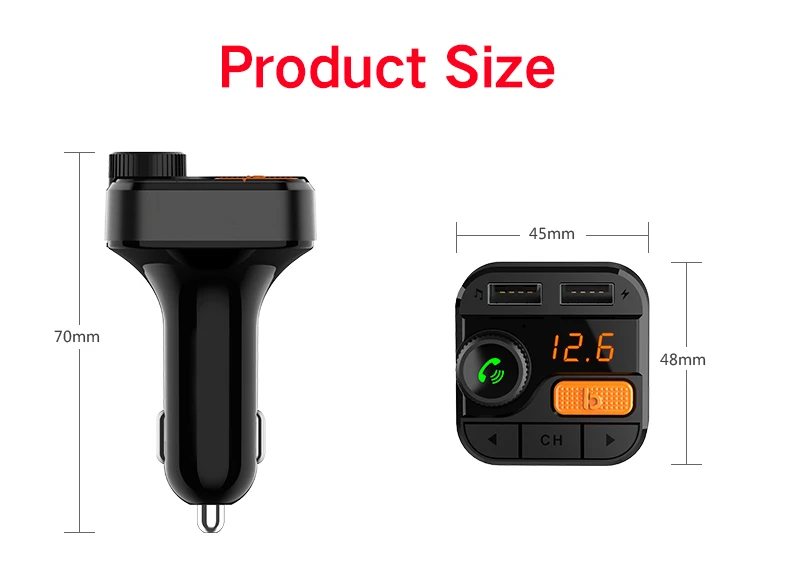 CDEN fm-передатчик Автомобильный mp3 музыкальный плеер 5,0 Bluetooth приемник USB Автомобильное зарядное устройство U диск TF карта без потерь Музыкальный стерео плеер