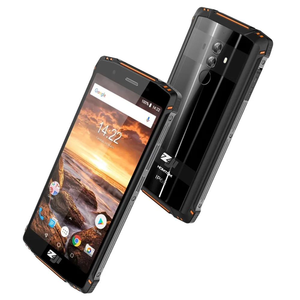 HOMTOM зоджи Z9 водонепроницаемый мобильный телефон с IP68 5 7 дюймов 6 ГБ Оперативная