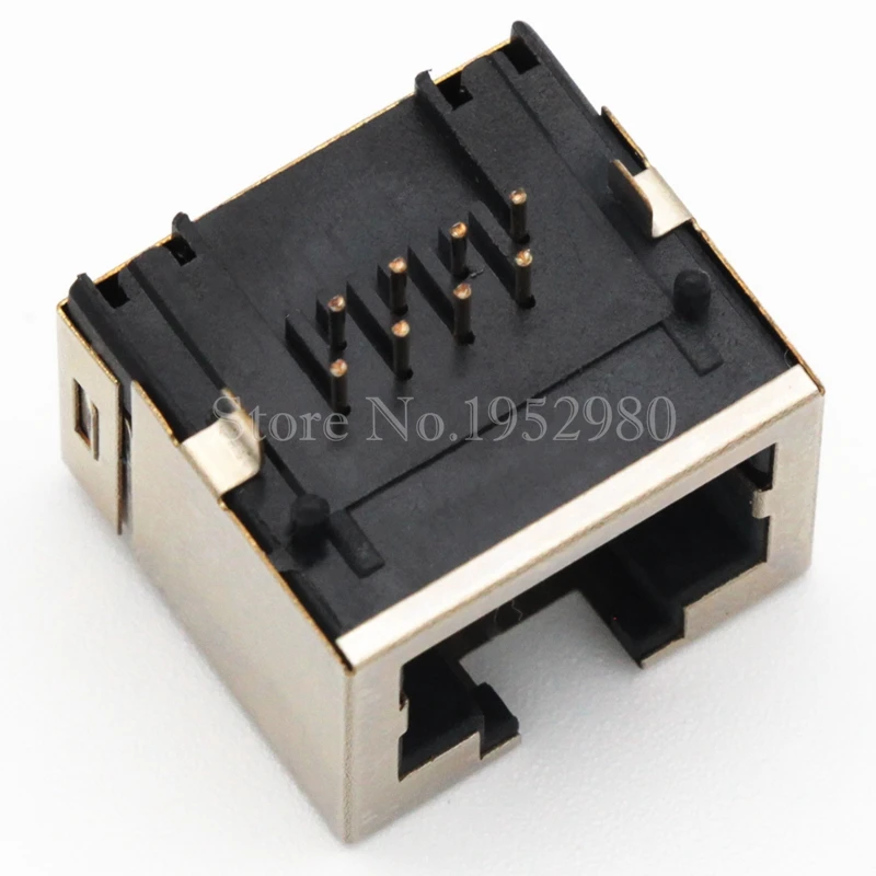 10 шт./лот модульный экранированный разъем RJ45 гнездовой сетевой Ethernet 8P8C 15 мм |