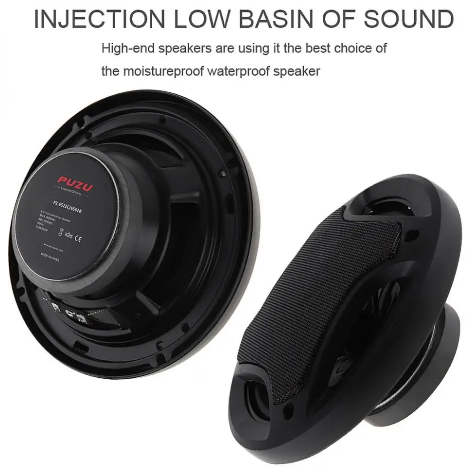 2pcs 6.5 Inch 180W 3 Way Auto Car Coaxial Hifi Speaker Horn Audio Music Stereo Full Range Frequency Non-destructive Installation |