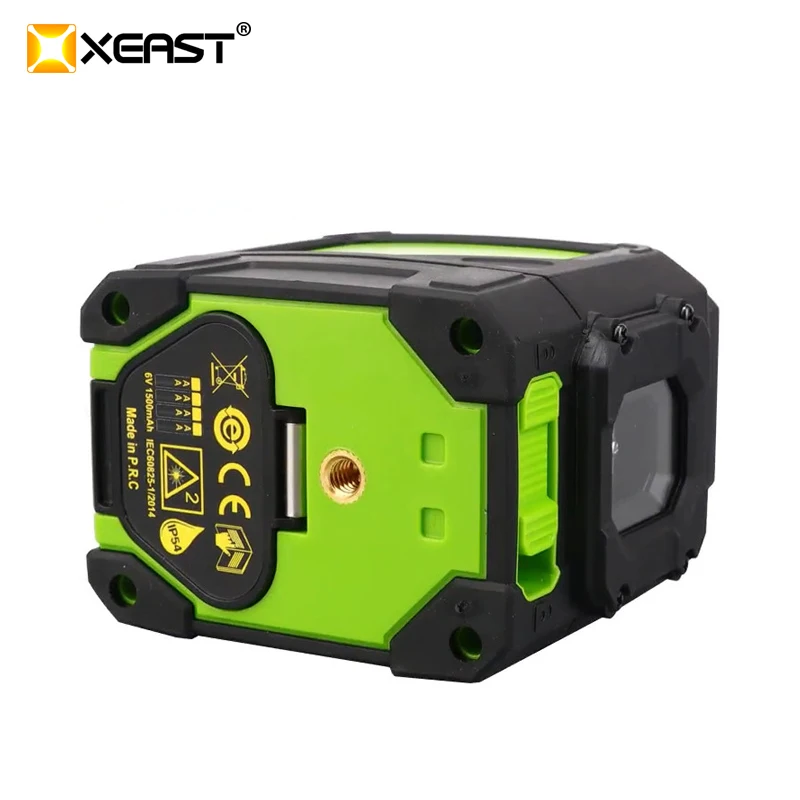 Зеленые лазерные 3D уровни XEAST XE 901 самонивелирующиеся Горизонтальные и