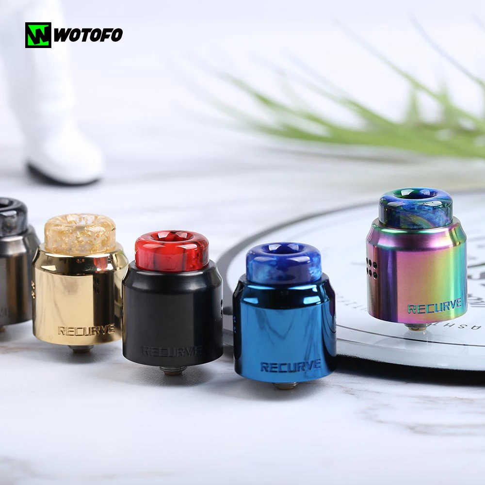 Новинка оригинальный испаритель Wotofo Recurve Dual RDA Vape Tank 10 шт. профильный Conton and Mesh