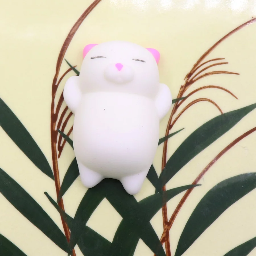 Лидер продаж Прямая поставка милая смешная игрушка Mochi сжимаемая кошка забавная