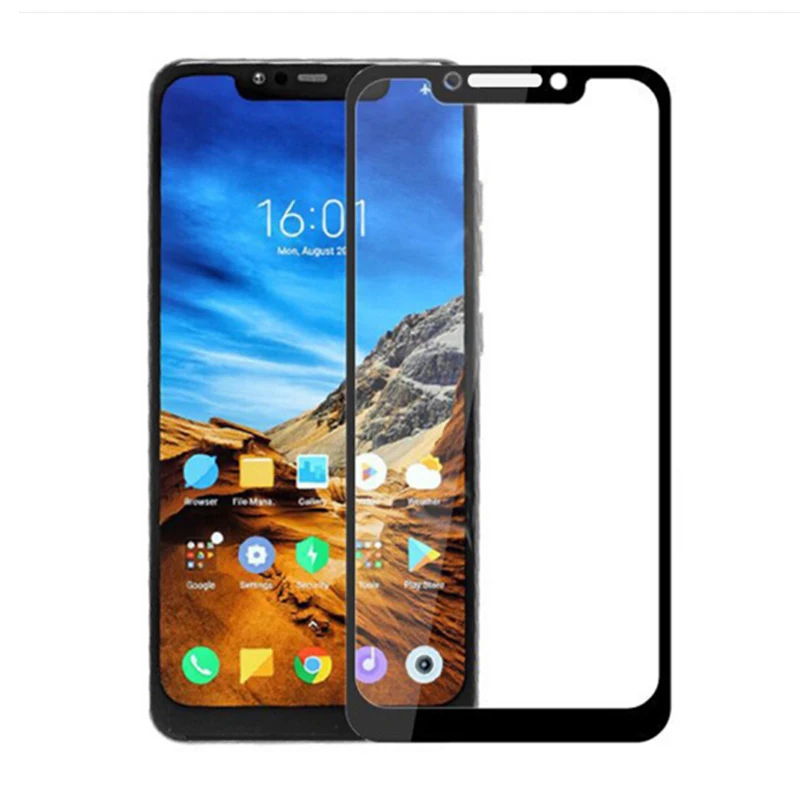 Wangcangli pocophone f1 стекло Xiaomi PocoPhone F1 6 18 &quot5D полное покрытие краев закаленное Защита