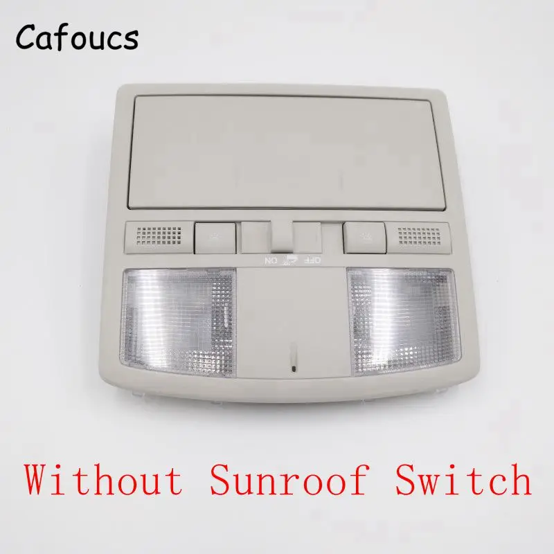 No Sunroof Switch Cafoucs автомобильный внутренний светильник для Mazda 6 2007-2012 светильник для чтения с выключателем люка GS4A-69-970D-30 - Emitting Color: No Sunroof Switch