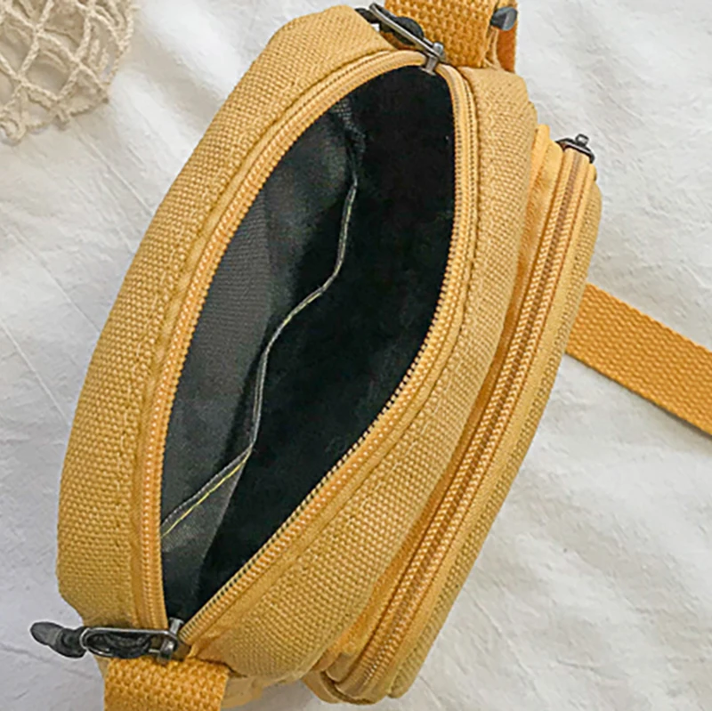 2019 New Original Design Ladies Canvas Shoulder Bag Cartoon Dinosaur Printing Handbags Fashion Wild Messenger Yellow Flay | Багаж и сумки