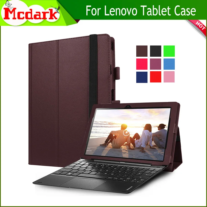10 1 дюймов для Lenovo miix 310 210 320 10ICR умный кожаный чехол планшета Магнитный шелковая