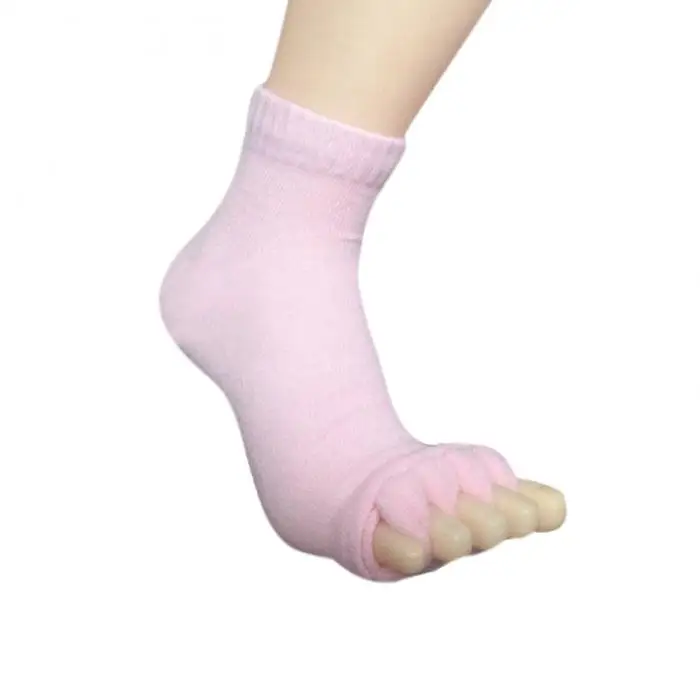 Men Women Sleeping Health Foot Care Massage Toe Socks Five Fingers Toes Compression Treatment Yoga Socks FI-19ING