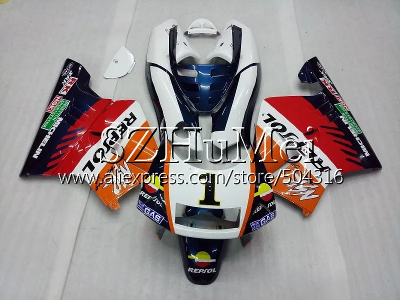 No. 18 MC18 для HONDA PGM2 NSR250 СМП 250 R NSR250R 88 89 124SH. 18 MC16 СМП 250R NS250 RR красный белый NSR250RR 1988 1989 88 89 обтекатель - Цвет: No. 18