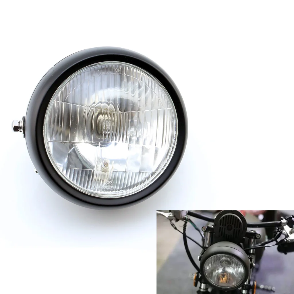 Винтажная черная фара для мотоцикла Honda CG125 MT125 XL125 XL175 XL250 XL350|honda motorcycle|xl125 hondahonda xl125