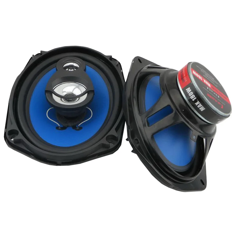 

for all cars high quality hot sale 1 pair of blue 5 inch coaxial car speakers car stereo speaker audio speaker 2 way 2x100W
