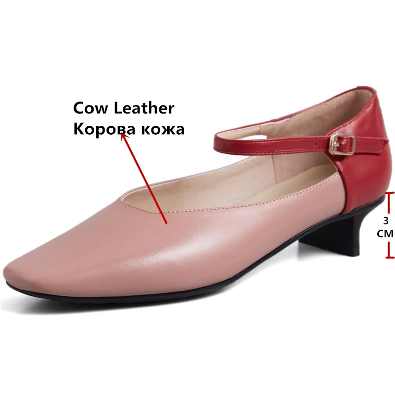 Женские туфли-лодочки FEDONAS черные туфли из натуральной кожи на высоком каблуке с