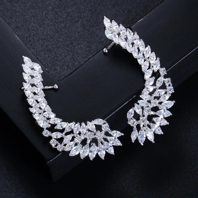 Pera новые модные панк этнические кубические циркониевые роскошные большие серьги