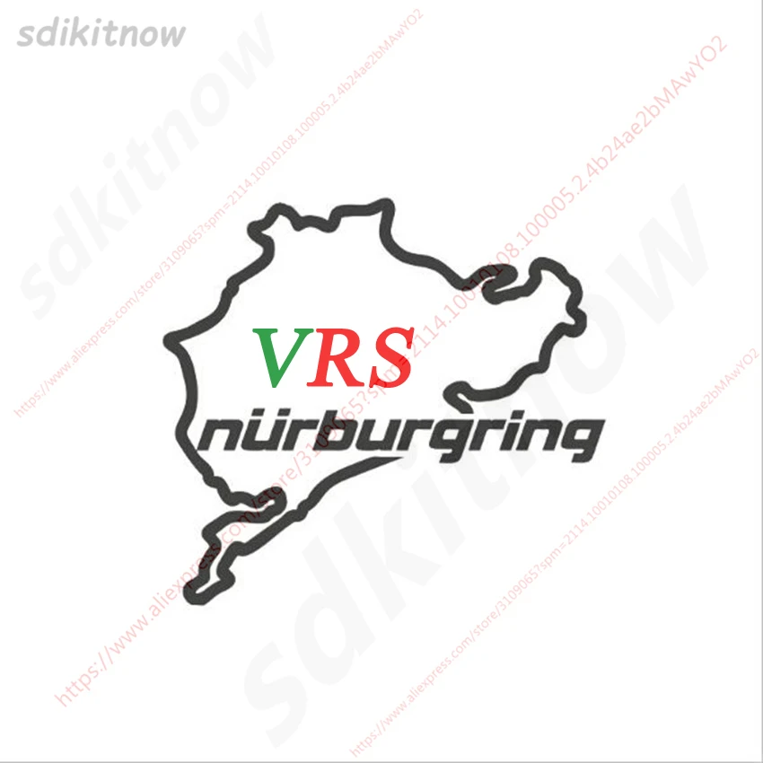 Новые 14x15 см VRS RS стикер Нюрбургринг спортивный гоночный наклейка в виде окна