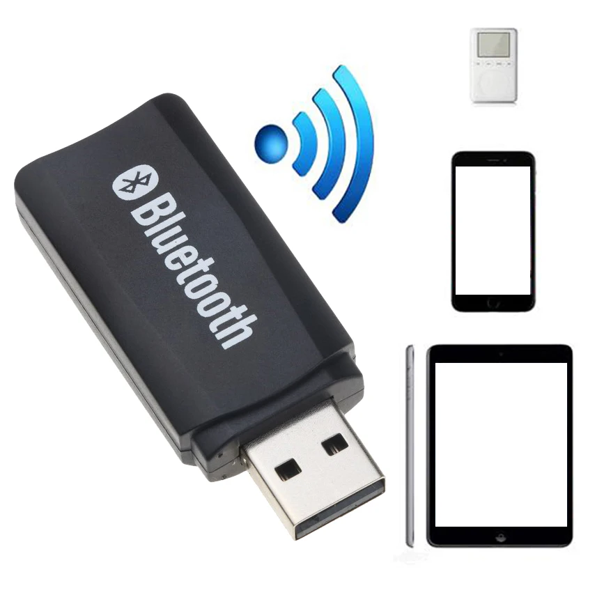 Kebidu 3 5 мм USB Bluetooth Разъем передатчика беспроводной приемник адаптер ключ аудио AUX
