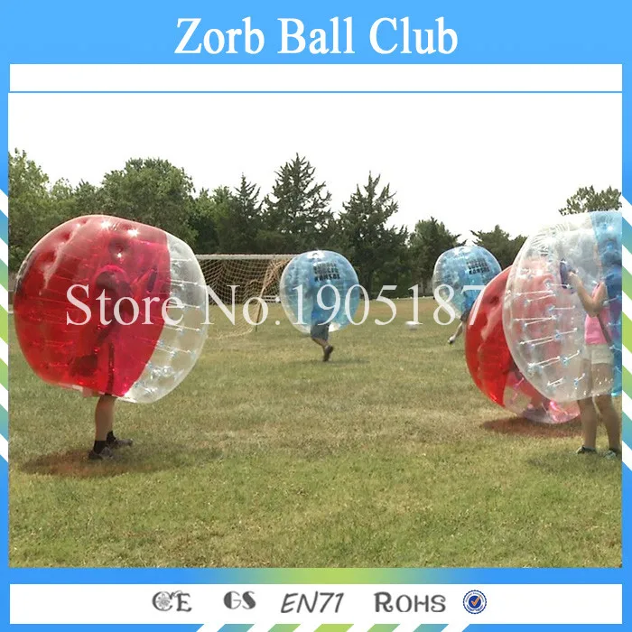 Бесплатная доставка полноцветный ТПУ для взрослых Bubble Soccer 1 5 м мяч тела Zorb