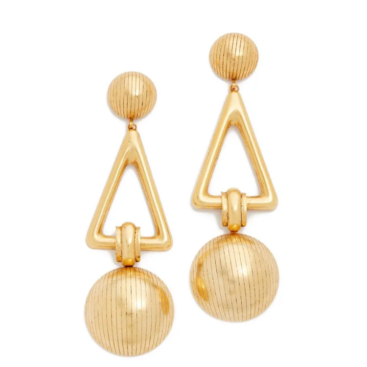AP-ER1254/TRACYSGER/Geometric exaggerated personality long alloy earrings | Украшения и аксессуары