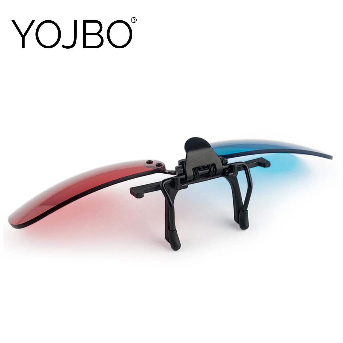 YOJBO красный и синий голубой анаглиф 3D клип на очки для видео ТВ компьютерной игры |