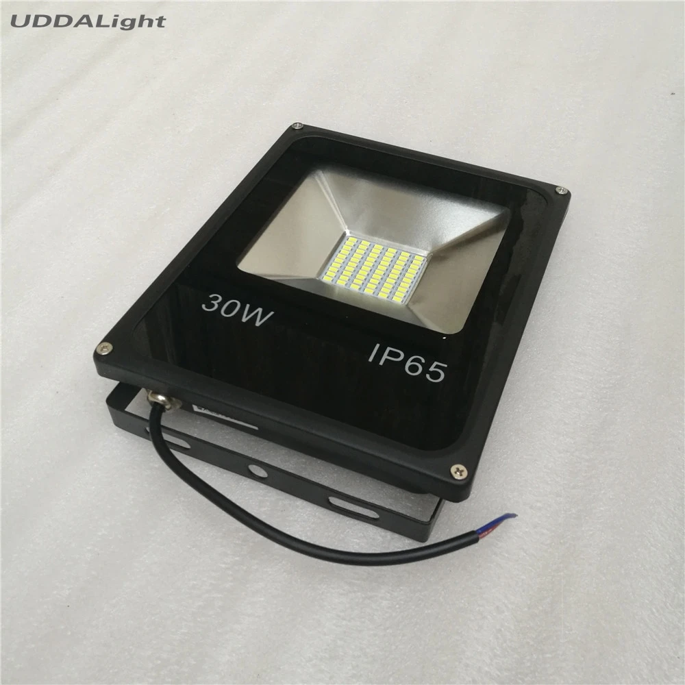 Работающего на постоянном токе 12 В led прожектор светильник 30 Вт цвет: черный; популярная модель 30% off