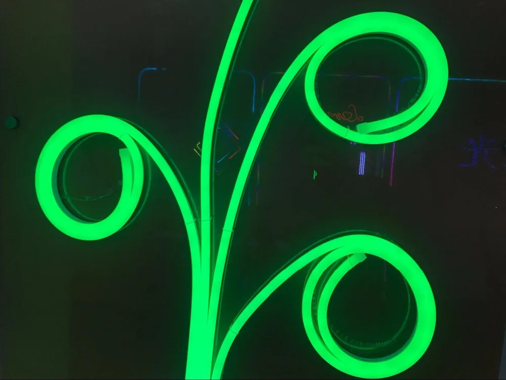 15мм*25м/5м DC5V гибкий адресуемый светодиодный неоновый пиксельный свет RGB полного цвета 60 светодиодов/м с 60 пикселями/м IP65 вкл.