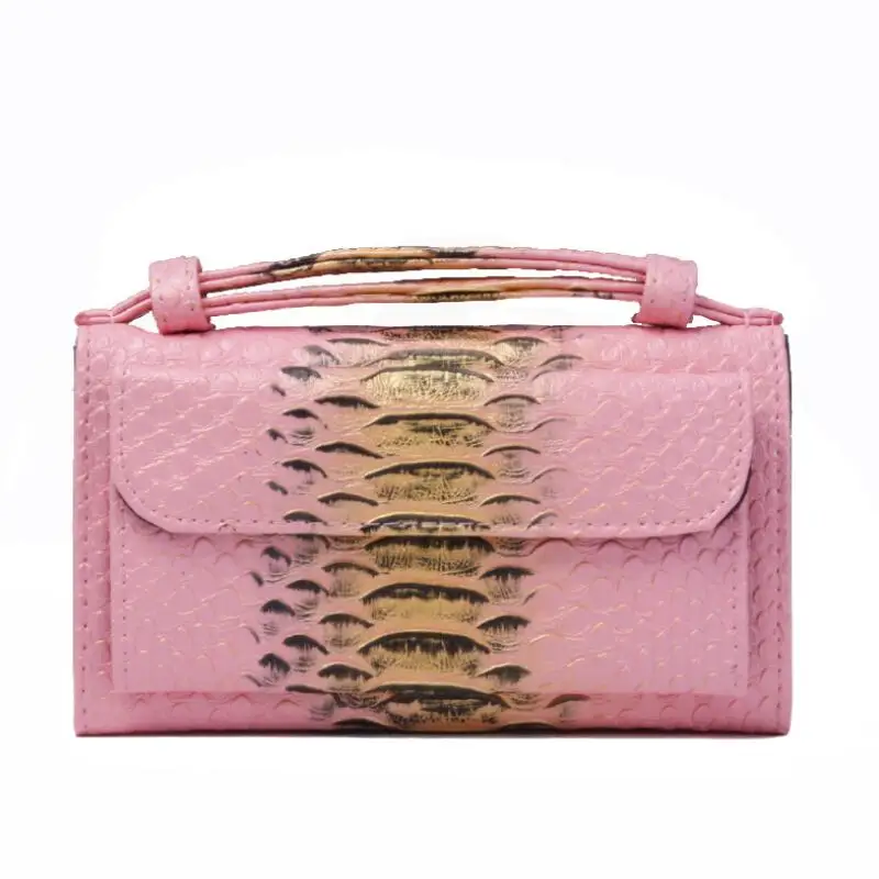 New Style Luxury Handbags For Women Genuine Leather Day Small Clutch One Chain Shoulder Cross-body Bags Crocodile Pattern Purse