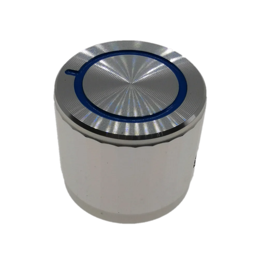 Алюминиевая Вращающаяся ручка потенциометра аудио гитарная переключателя 20x17 мм