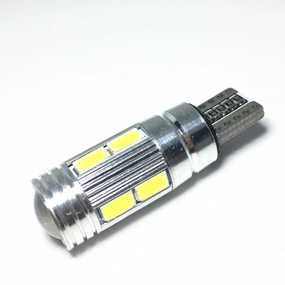1 шт. светодиодный T10 194 W5W 10 SMD 5630 светодиодсветильник лампа Canbus для парковки
