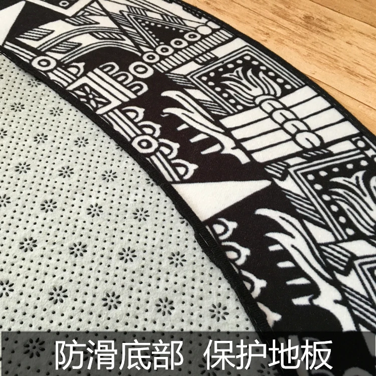 Качественные акриловые круглые коврики капитана Придверный коврик для гостиной