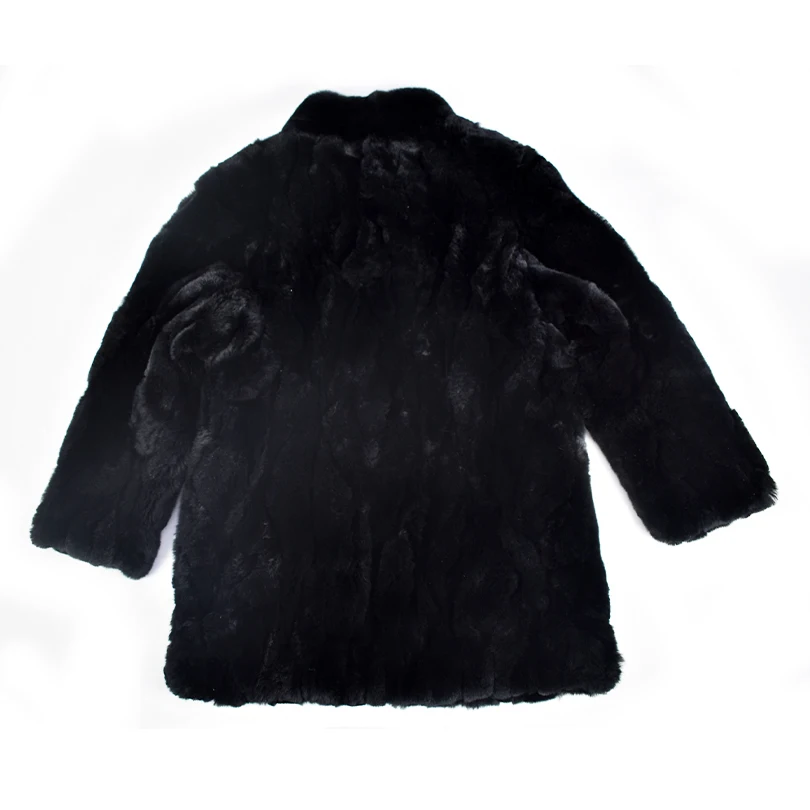 

2020new spring real Rex Rabbit fur coat jacket fashion women natural fur coat thick warm fur street casual style