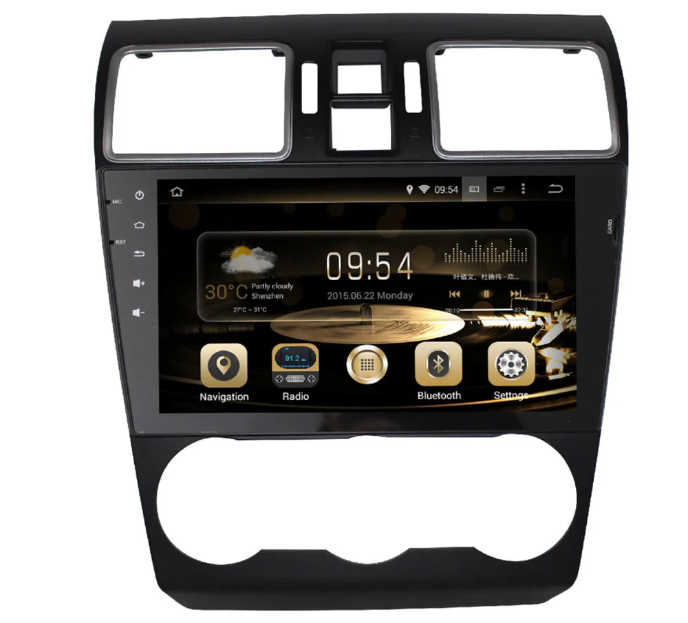 10 1 дюймов Android 8 0 7 восемь ядер Автомобильный CD DVD GPS плеер навигация авто для Subaru