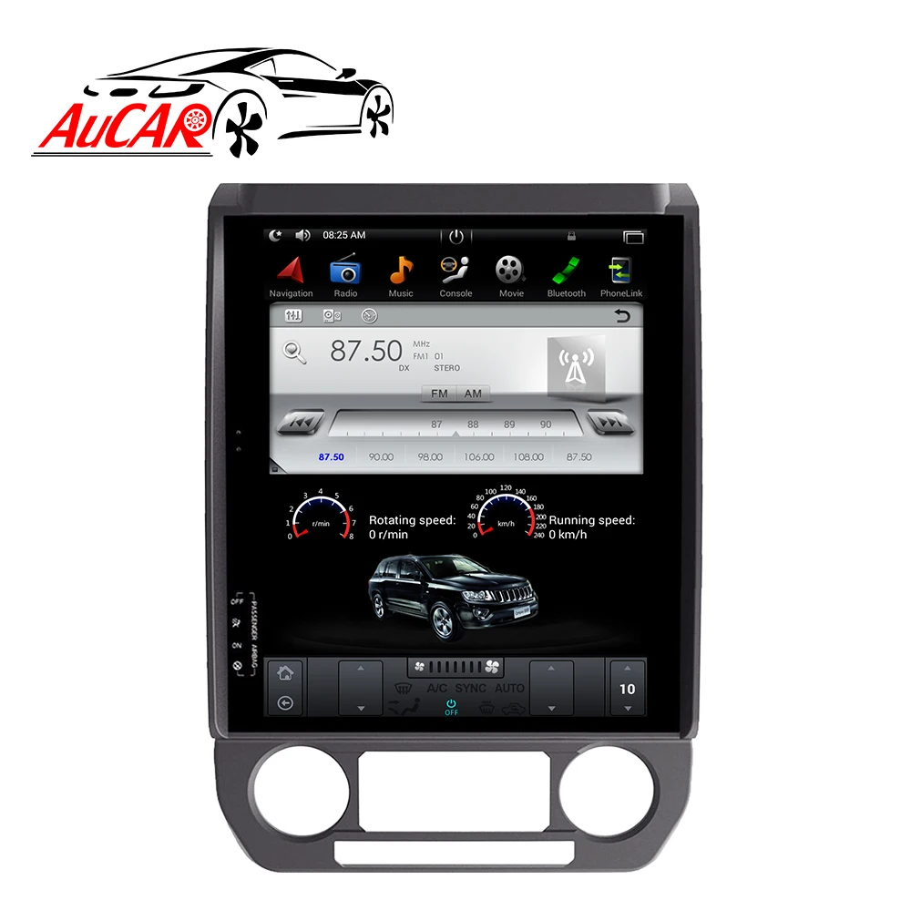 Android 8 1 12 &quotТесла стиль вертикальный экран для Ford F150 F 150 2015 2019 автомобильный Радио